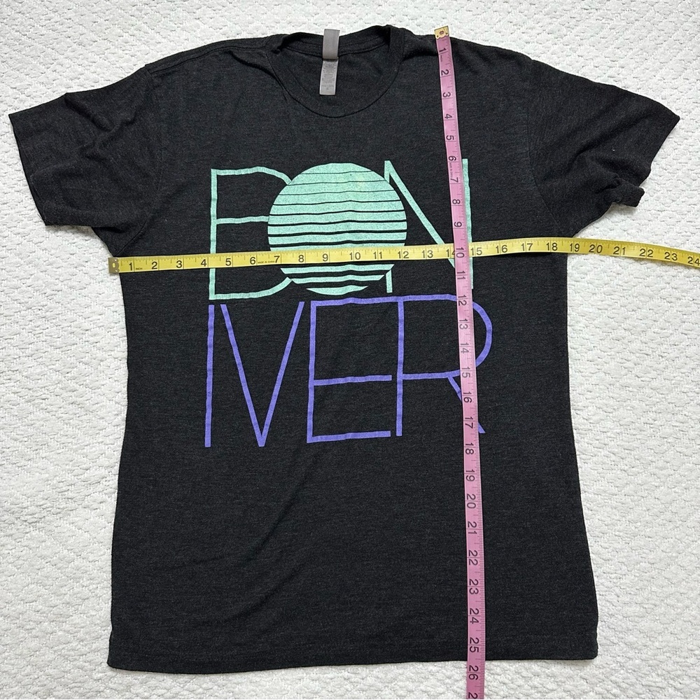 Bon Iver Black Short Sleeve T-Shirt Women’s Size Small - Picture 3 of 8
